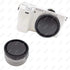 Body Cap + Rear Lens Cap Cover for Sony Alpha E Mount Cameras A7R V A7R IV A7R III A7R II A7R/A7 IV A7 III A7 II A7/A7C