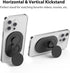 Magnetic Phone Grip for MagSafe, Adjustable Phone Ring Holder Kickstand Compatible with iPhone Mag-Safe Accessories