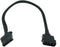 Phobya 4-Pin Molex Extension Cable, 30cm, Sleeved, Black