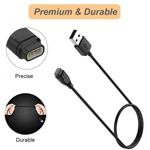 Replacement USB Charging Cable for Coros Pace 3, Pace 2, Apex Pro, Apex 42mm/46mm, Vertix, Vertix 2 (3.3ft/1m)