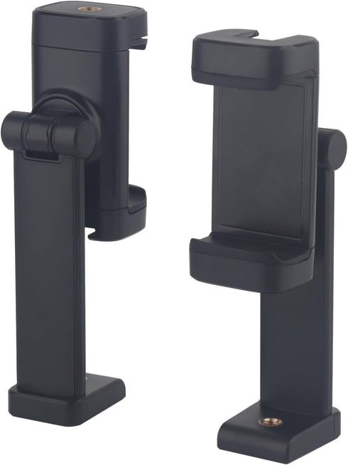 Rigdance 2PCS Pack-Phone Tripod Mount with 1/4" Screw Thread, 360 Rotate 180 Tilt