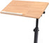 FXEIPOL Mobile Laptop Stand, Rolling Table Desk Cart with Adjustable Height and Angle, Bedside Laptop Table for Office