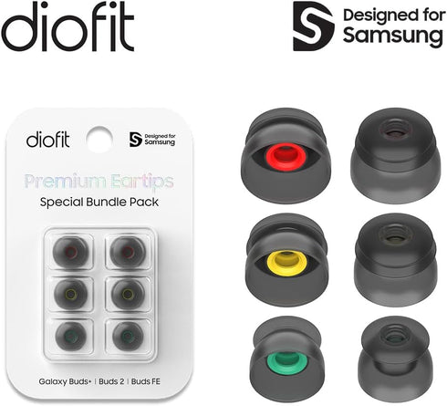 diofit Eartips Compatible for Samsung Galaxy Buds2 & Buds FE