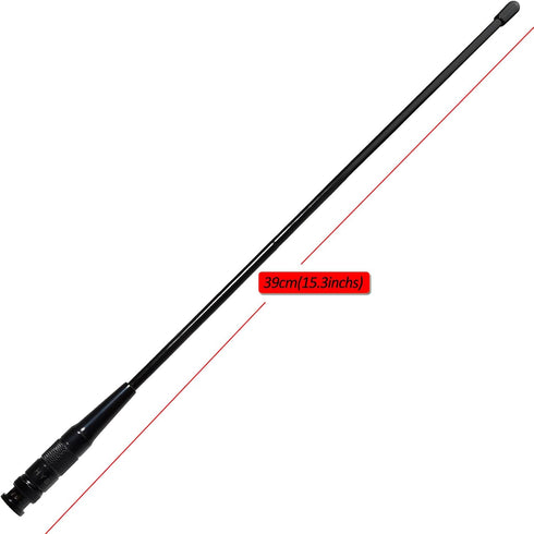HYS 462-467Mhz 460-470Mhz 2-Way UHF BNC GMRS Handheld Scanner Antenna, HT Antenna for ICOM Yaesu Uniden Handheld GMRS