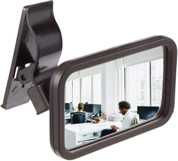 Modtek Clip-On Rear View Mirror for PC Monitors or Anywhere by (1 pack)