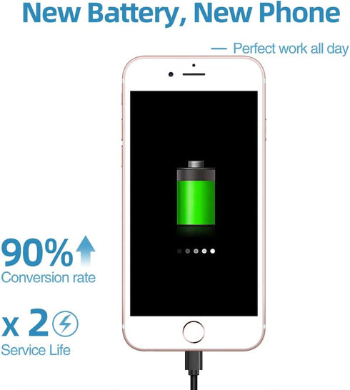 XYIRMCYF 21800mAh 11, 0 11, Super Capacity Battery Compatible with iPhone Cycle Li-Polymer Replacement Battery