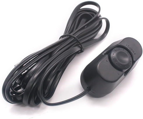 Cryspearl 13.12 Car Audio Remote Volume Adjuster Controller with PVC and Copper Wire for Easy Installation and Speaker