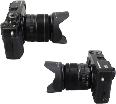 JJC 18-55mm F2.8-4 14mm F2.8 Bayonet Dedicated Lens Hood for Fuji Fujifilm Fujinon XF R LM OIS & XF R Lenses
