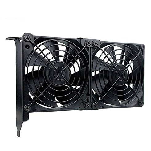 GDSTIME Graphic Card Fans, Dual 90mm 92mm Video Card Cooler for PCI Slot - VGA Fan