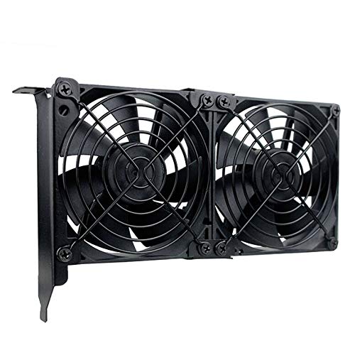 GDSTIME Graphic Card Fans, Dual 90mm 92mm Video Card Cooler for PCI Slot - VGA Fan