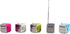 TD V26 Portable Mini Speaker, Music Player with FM Radio, Support TF Card and U Disk, Green