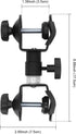 Umbrella Chair Clamp for Cameras, Black, with Tripod Mount