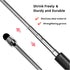 Universal Telescopic Stylus Pen for Touch Screens, Retractable Pointer Stick & Stylus with Special Flocking Tip,
