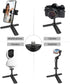 MOUNTDOG Portable Webcam Stand & Mini Tripod, Extendable Tabletop Tripod for iPhone, Camera, Samsung - Black