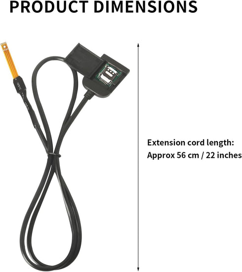 PinQiongZhe 50cm/ 19.7in eSIM to Nano SIM Adapter Cable, Android in-Car Multimedia GPS Adapter, SIM Card Slot