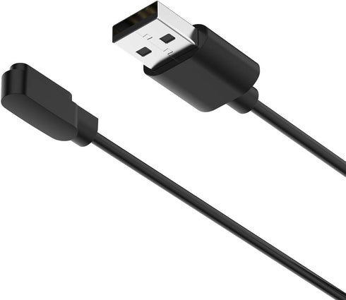 4 Pcs Black Chargers for Da Fit Smart Watch, Replacement USB Charger Cable 3.3 Ft for Smartwatch with Da Fit App
