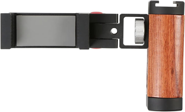 Amykite Foldable Smartphone Grip Mount with Wrist Strap, Compatible with 1/4 Standard Screw