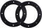 2PCS Black Plastic Speaker Spacer Adaptor Ring, 4inch Dia Mounting Bracket for Cars, Boats, Trucks, and More