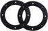 2PCS Black Plastic Speaker Spacer Adaptor Ring, 4inch Dia Mounting Bracket for Cars, Boats, Trucks, and More