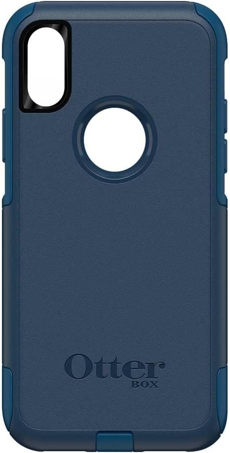 OtterBox COMMUTER Packaging SERIES Case for Iphone Xs & Iphone X - Retail - BESPOKE WAY (BLAZER BLUE/STORMY SEAS BLUE)