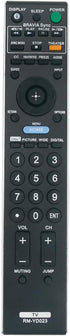 RM-YD023 Replacement Remote for Sony TV KDL-40W4100, KDL-42V4100, KDL-46W4100, KDL-52W4100, KDL-40V4150, KDL-32XBR6,