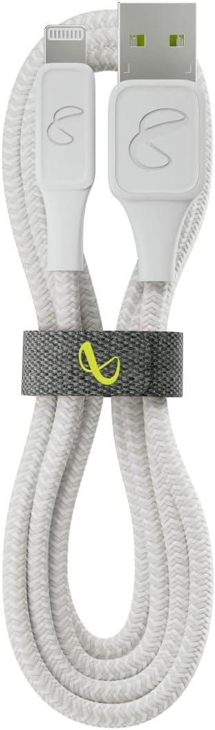 InstantConnect USB-A to Lightning -Charging Cable for iPhone and iPad - White by InfinityLab