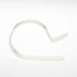 100 Pack R-Type Cable Clamp 5/8" - Clear White - Wire Management Organizer for Home, Automotive, Office