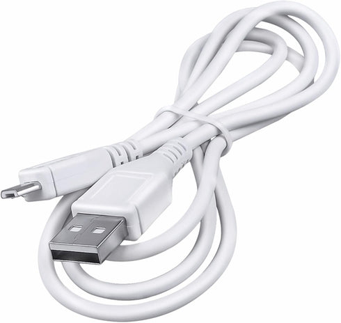 3.3ft S-100 White Micro USB Power Charging Cord Cable Lead Replacement for Sound Oasis White Noise Machine & Speaker