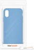 kwmobile TPU Silicone Case for Apple iPhone X - Vintage Blue Phone Cover with Soft Finish