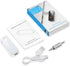 Aux Bluetooth Adapter for Car, 2 in 1 Wireless Transmitter Receiver, Built-in Mic for Hands-Free Calls, White