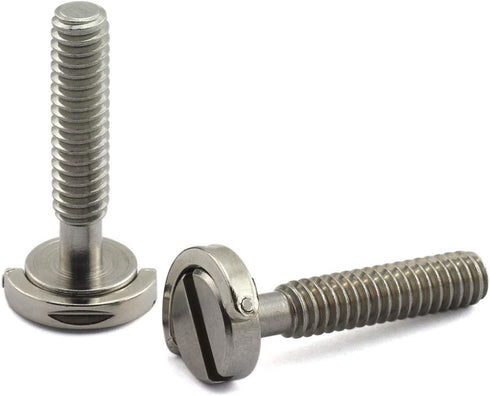 HJ Garden 2pcs D-Ring Stainless Steel Camera Fixing Screws, 1/4-20 Thread for Tripod Monopod QR Plate