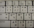 4Keyboard Thai Keyboard Stickers with Black Lettering ON Transparent Background