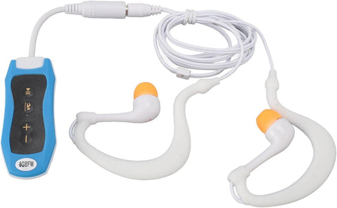 TIKATARER IPX8 MP3 Swimming, (8GB) Player, Rechargeable Audio Player, Underwater Headphones with Earphone, Ideal