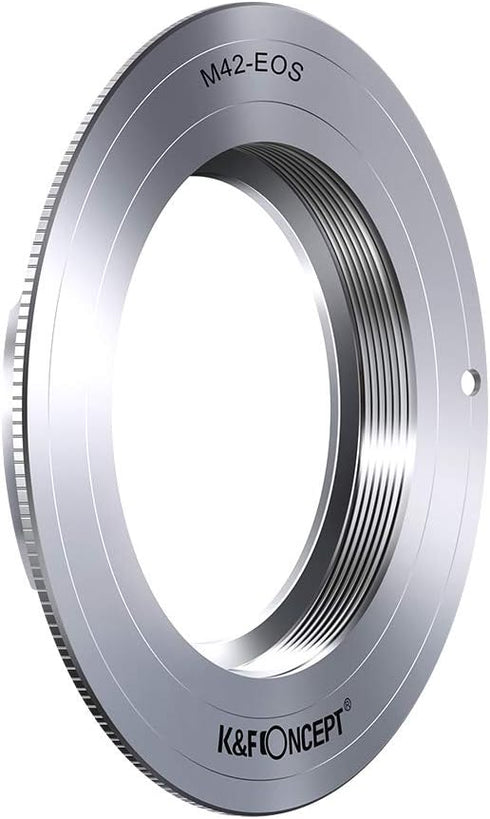 M42 M42 1300D 200D 750D 80D 800D 7D 6D 5D 77D 1200D 600D 70D to EOS, K&F Lens Mount Adapter for Mount Lens to EF EF-S