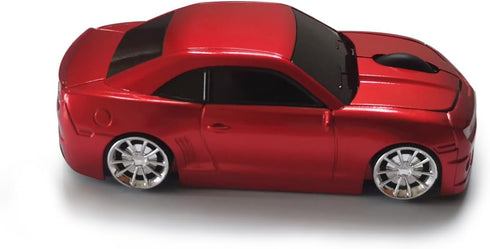 Wireless Mouse Car Mouse, Cool Car Shape Mouse 2.4Ghz Wireless Mouse, Car Computer Mouse for Laptop PC Mac (Red)