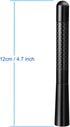 BINGFU Carbon Fiber Vehicle Antenna - Short Replacement for Cars & Trucks