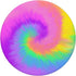 Tie Dye Swirl Vintage Hippie 1960s Rainbow - Pastel Bright PopSockets Swappable PopGrip