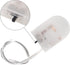 5pcs Button Battery Holder with Switch for CR2032 Coin Cell Battery, Storage Boxes with Wires (Clear)