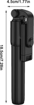 Generic Selfie Stick Tripod with Remote, Telescopic Travel Tripod, Phone with Wireless Remote, Stand, Portable, Sturdy