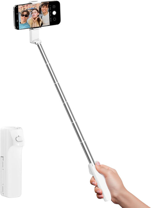 SupeDesk Selfie Stick for iPhone, Extended Portable Selfie Stick, Wireless Remote, Adujustable, Compact