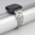 Stainless Steel Bracelet Compatible with Fitbit Sense 2/Sense/Versa 4/Versa 3 - Dressy Luxurious Bands