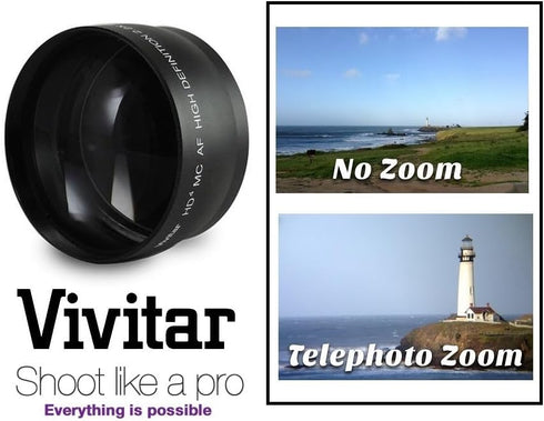Generic 2.2X NX2000 NX300 NX1100 NX1000 20-50mm) (40.5mm HD Telephoto Lens for Samsung (for Compatible)