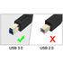 6ft 3.0 CBUS USB-C to USB-B USB Cable Compatible with iFi Zen DAC, Dell Monitors, Printers Scanners, External Hard