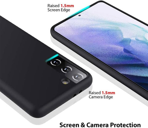 Umidigi G2 Phone Case (6.52") with 1 X Tempered Glass Screen Protector, Ultra Thin Shockproof Soft Silicone TPU Bumper