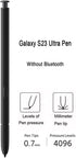 Galaxy S23 Ultra Pen Replacement, Samsung Galaxy S23 Ultra 5G Touch Screen Stylus Pen, S Pen Without Bluetooth Tips