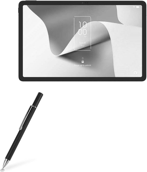 BoxWave Stylus Pen for TCL NxtPaper 11, FineTouch Capacitive Stylus, Super Precise, Jet Black