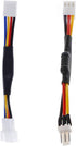 Hanzou Deceleration Line 27O PC Case Fan RPM Speed Reduction Silent Connector Resistor Cable for Quiet Mode