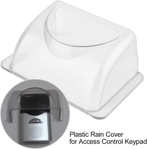 Maxmartt Plastic Doorbell Cover, Waterproof Access Control Keypad Cover for Door Access Controller