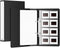 JJC 35mm Slide Storage Box Kit - Archival Safe Pull-Out Case Holds 96