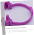 OSALADI 2pcs Creative Thumbs Gesture Desktop Holder Multi-Function Adjustable Cell Phone Stand Purple and Red for Desks